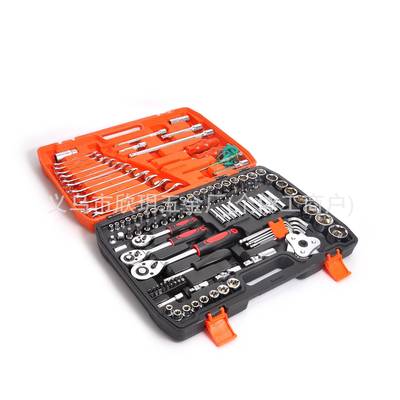 机亮1面21PCS套筒旋具头械CXY组合工手具套装汽车棘轮扳随车接杆