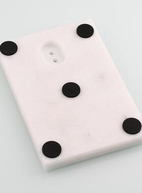 ci9ecia科德林浴室立式毛巾子卫架生间双毛巾杆大n理石单浴巾架