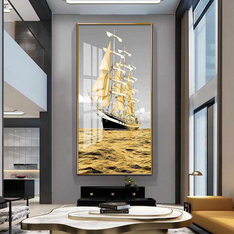 入玄关户装饰画厅走廊过道5墙壁SF651905客画现代简约竖版风景202