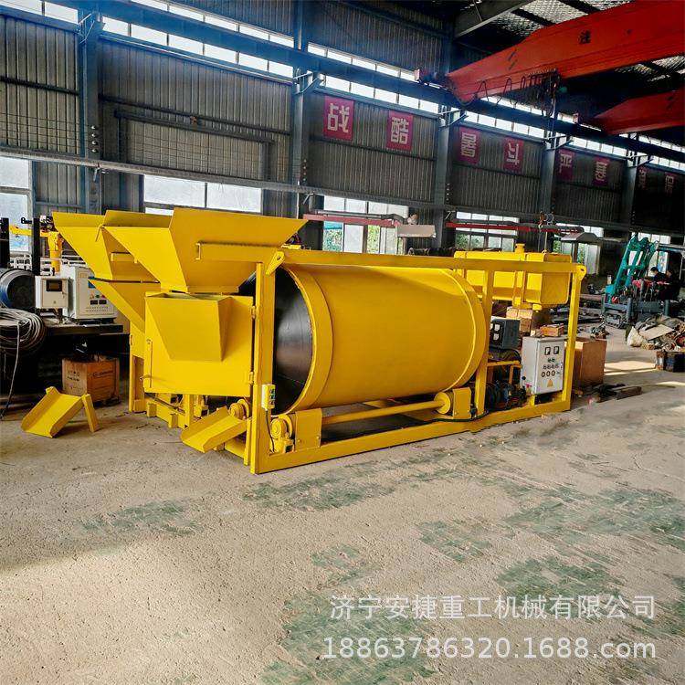 圈844驱生动罐沥青拌合齿机1方车载式移动拌合机二次铣双刨料再机