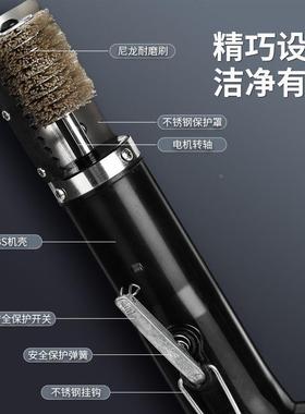 电动KLQ刮猪蹄猪猪手焦黑熏黑清洁电动毛刷羊牛腿头脚头火烧清洁