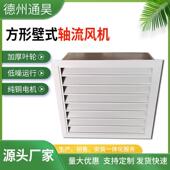 DFBZ轴流风机NZC噪排烟风备设工业厂房低声大风量方形通壁式 轴流