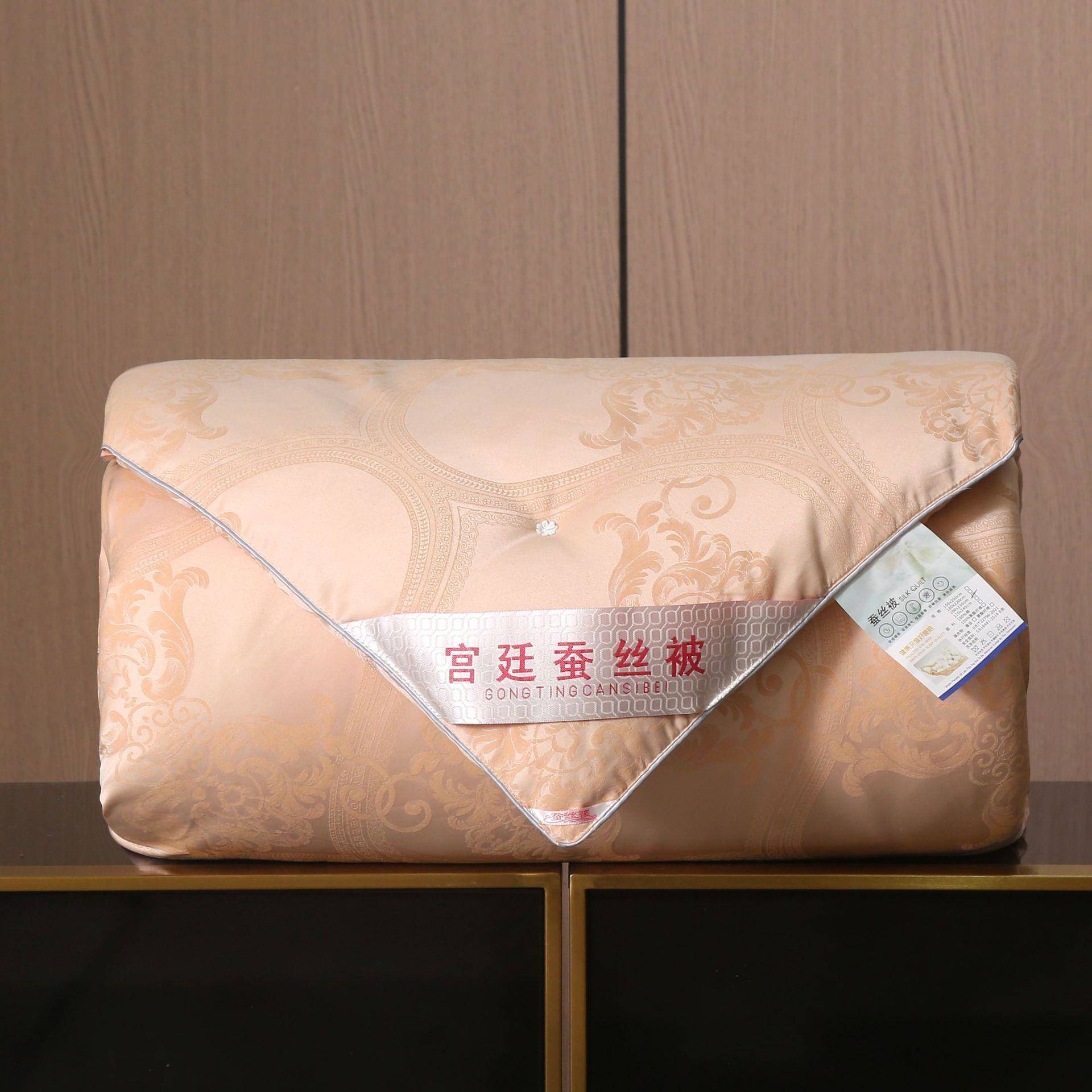 2025新订款60S全棉莫花代OKD尔提蚕丝被手工花冬被春秋子母被