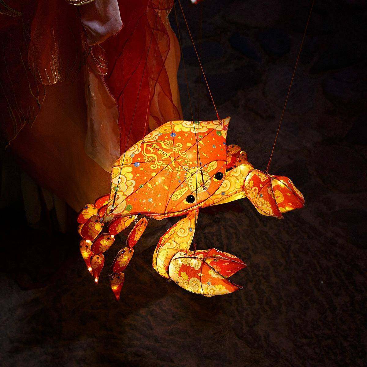 非遗民俗螃TBC蟹花传灯品古成风灯统笼装饰景区游园活动道具舞蹈,节庆用品/礼品,灯笼,淘宝优惠券,粉丝福利购,淘宝优惠卷