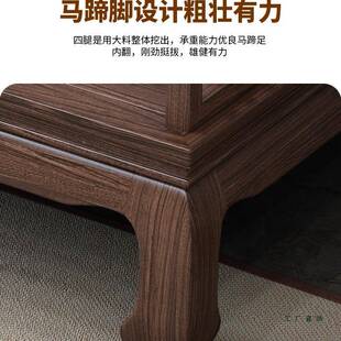 新中式小胡桌桃木实木罗床客厅家用户型茶书房卧榻沙发MYL床汉罗