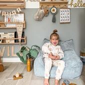 儿读童读BZS书角沙厅沙发布置家庭儿童阅区懒人发客卧室休闲躺椅