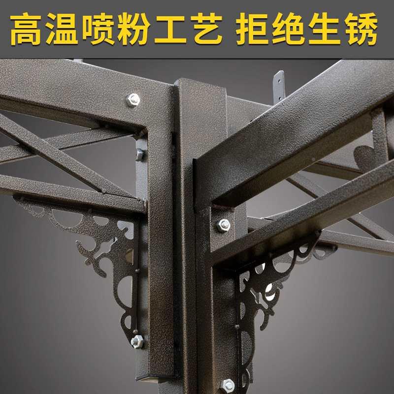 耐腐农木庭葡萄架凉亭秋千院院楼顶天露台花4园爬藤子休闲家乐