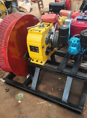 新型机动绞汽油绞磨机柴油3吨绞磨电动卷3XLS吨磨扬机机