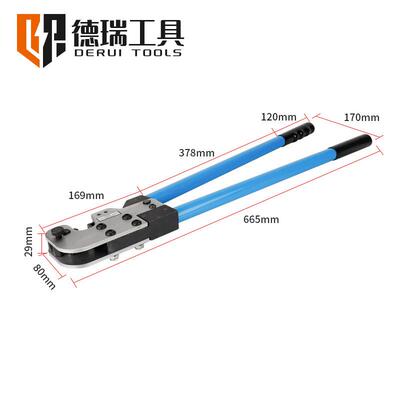 德瑞工具CT-8钳0大型Y.O/D臂T/SCCT-80/接C45裸端子压手动长省力