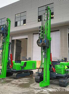 553山钻孔机光伏板安装钻孔设地备300mm旋气动桩打机螺钻机打洞