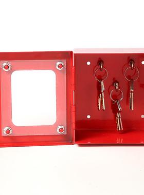 挂锁壁式多功能共上锁箱红色透明可视工业安全多功能共具工作锁站