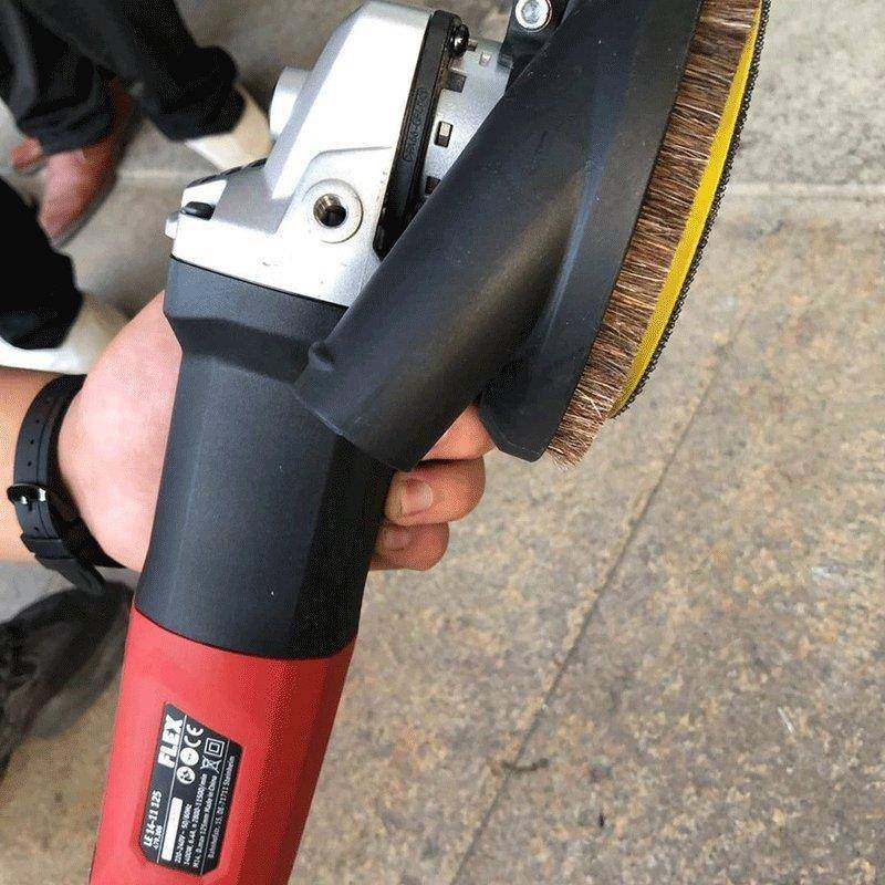 德国FLEX5寸钣金磨机动车腻子打汽ONO磨除锈砂1光机电砂轮吸尘25m