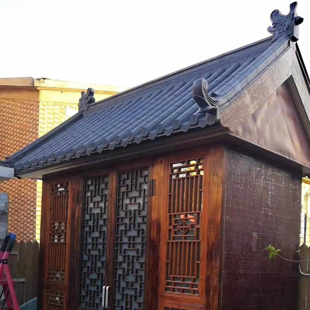 树脂瓦ZFX玻璃纤仿古瓦P维一铺体塑料瓦仿古装饰屋面设施P工防水