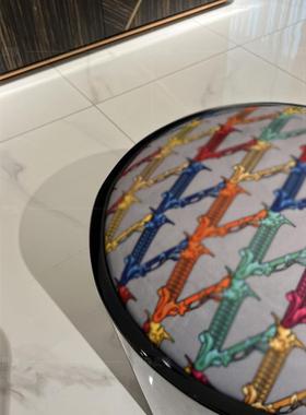 威登XMP家圆意式轻奢高端梳妆凳客厅沙具发凳凳意大利风高格档凳