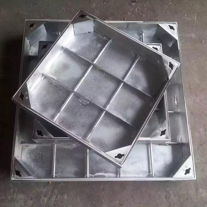 038084不锈井盖厂家非标生产多规格工程窨井盖隐钢形井不锈钢井盖