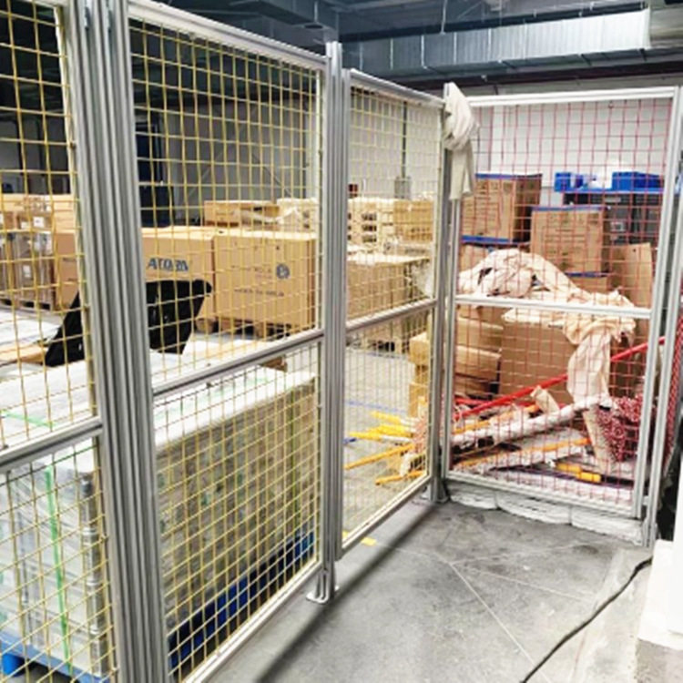 车间隔断 网格围栏 PVC围挡屏风工作站 透明亚克力 非标