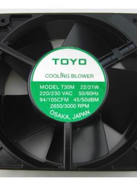 TOYOT30M220/230v22/21W1203812厘米全金属散热风扇
