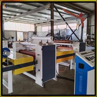 吸音板辊压复合热胶膜平贴机冰火板成卷铝板自动放卷贴面覆膜机