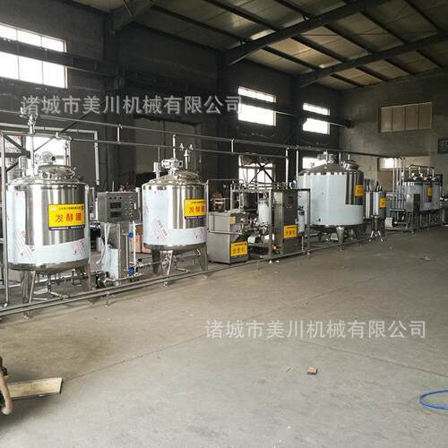 全自动牛奶生产线造酸奶设备全自动酸奶生产线