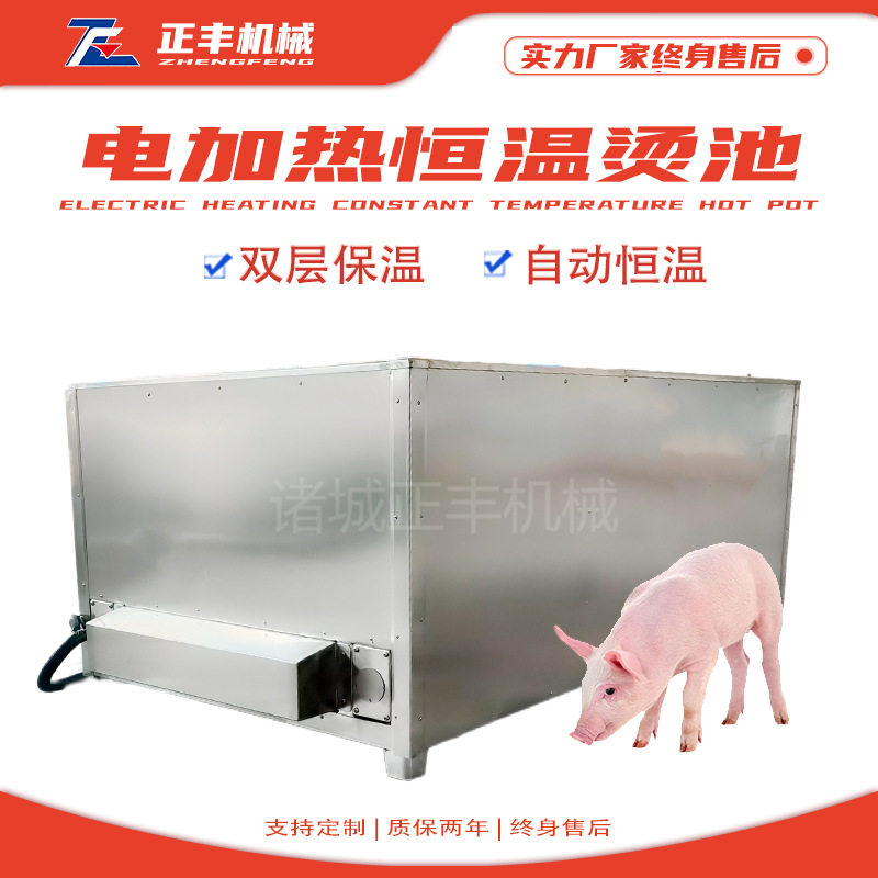 猪脱毛电加热浸烫池 全自动生猪打毛机脱毛烫池 电加热羊浸烫池