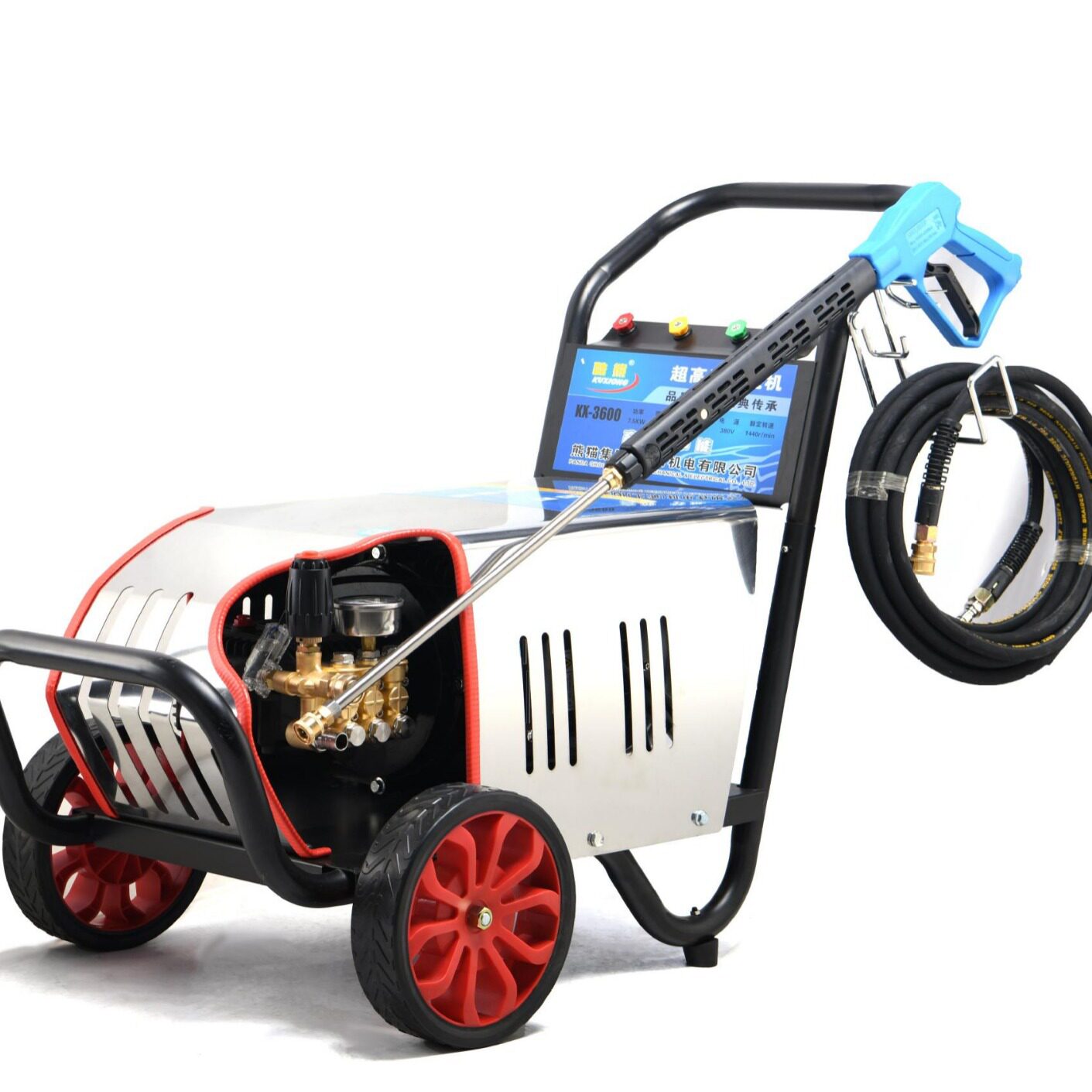 380V高压清洗机商用工业养殖场洗地机洗车店7.5KW