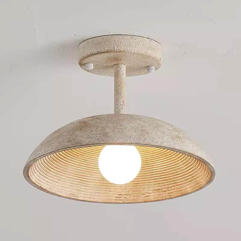 美式复古单头吸顶灯设计师民中古法式阳台灯玄关过道顶灯创意灯具