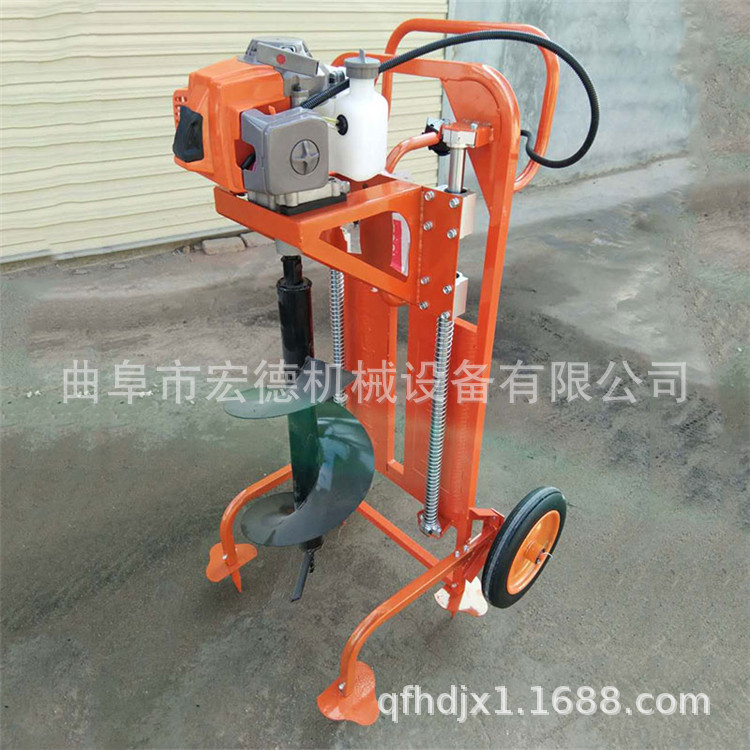 果树施肥打孔机 便携式植树挖坑机 手提式汽油打洞机
