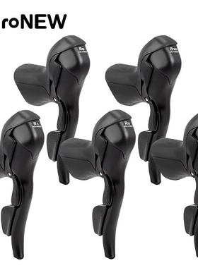 microNEW公路车手变自行车双控变速器2*7891011速刹车把一体