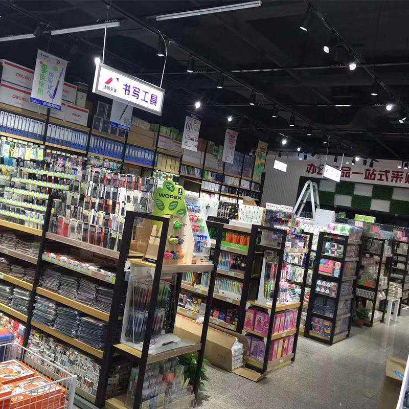 文具用品货架办公文体书籍展示架课本图书学生用品多层展示货架