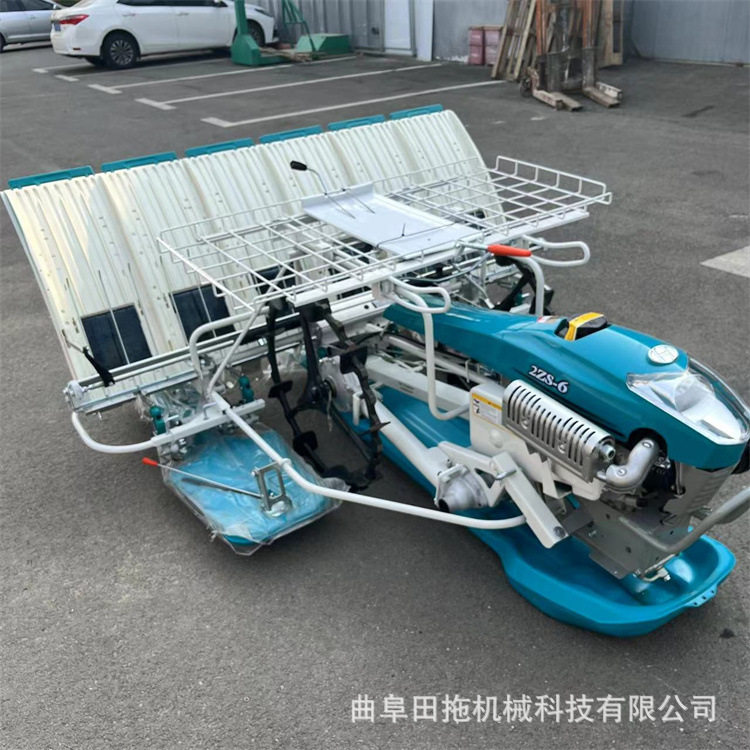 手扶式插秧机四行六行可出口水稻秧苗移栽机全自动秧苗插秧机器