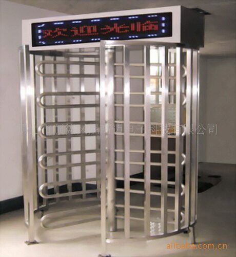 NGM不锈钢转闸,三翼旋转栅栏滚闸,单通道全高旋转闸厂,配LED屏