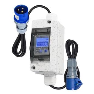 电房BRE车游艇汽车充 电仪电表电子表电流表移动便携式 新表款 欧式