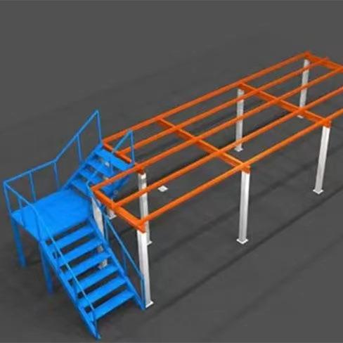 重型架钢结构平台仓FRZ储承货架重仓库货货架厂家二层阁楼平台货