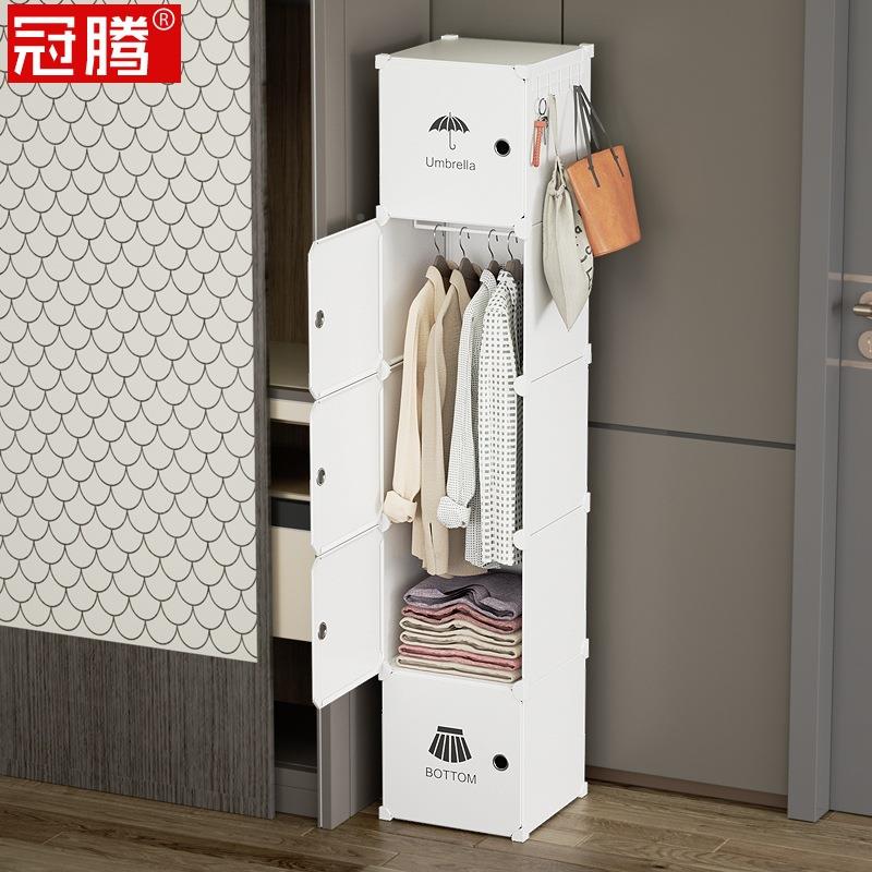 易可衣柜出租房用经济型简组装拆卸结SBI实用简单单人全挂式小衣