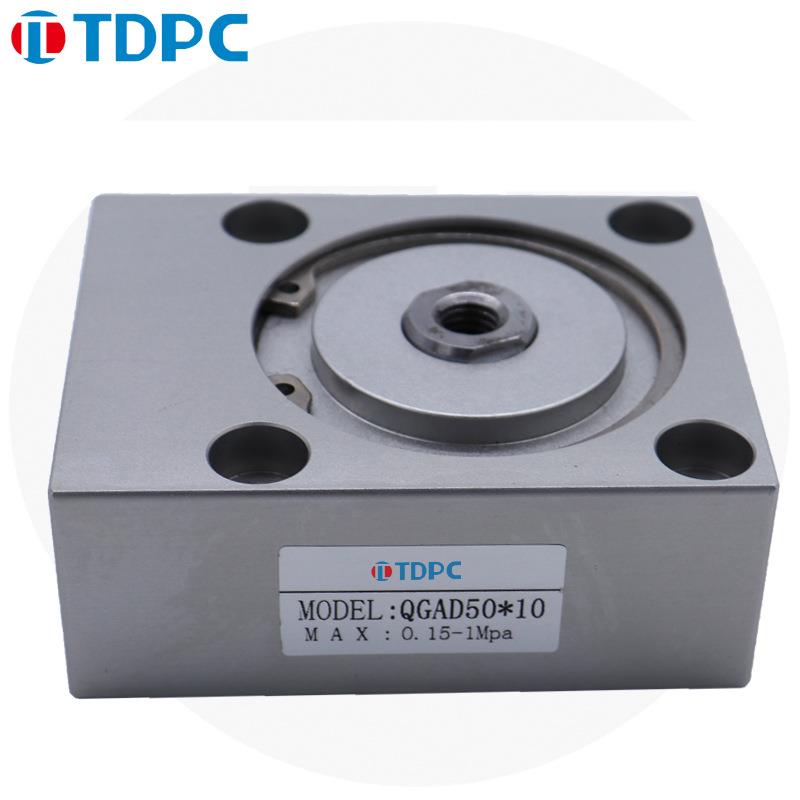QGAD系列短行薄型气程缸Q通AD50X10活G塞杆导向气缸达气缸TDPOVPC