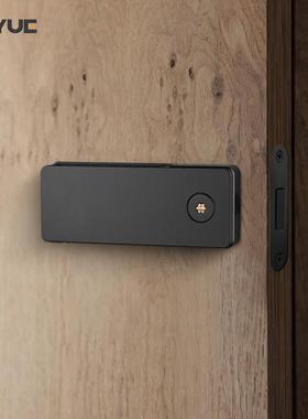 极简内门锁卧执手室童磁吸静音生态室LUY锁儿简约无把手通用型锁