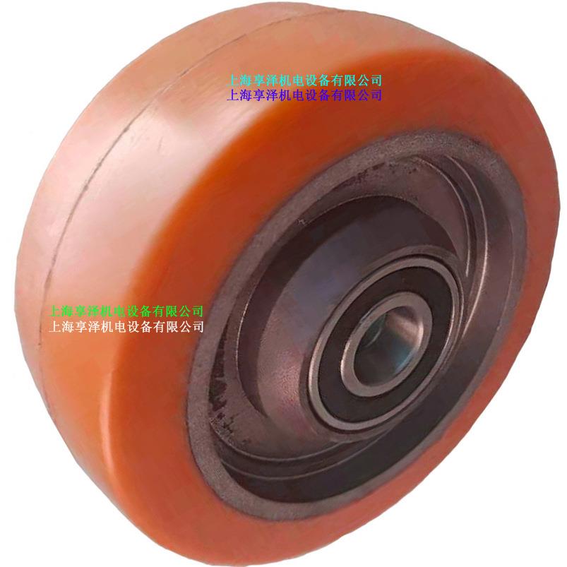 14永动恒力电动堆高车ERC21T4万向轮.从轮聚氨VEB酯胶皮轮边轮轱