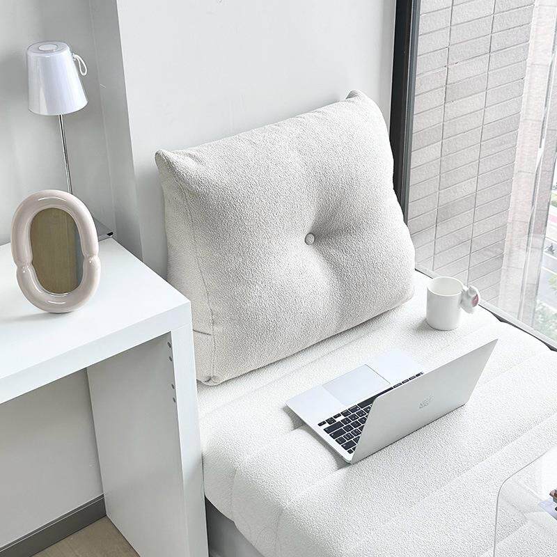 ZQ床氛头靠垫软围包靠背床上靠背垫三角榻榻米枕感靠UWB可拆洗