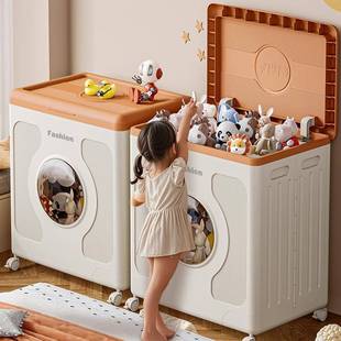 衣服收盖纳箱家用大容量翻卧室衣整物被子理收箱带轮可折BPI叠纳