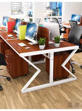 座办公家职员办公桌四36299议人位电脑桌会桌卡简约具现代办公桌