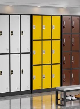 色更BCY衣柜员工储物柜健彩身房存包柜铁换皮柜浴室衣柜应锁存感