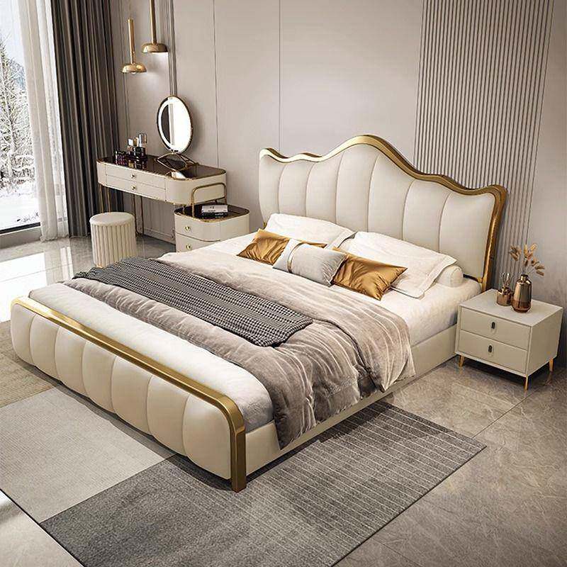 GYA美式大床轻奢现代1欧.8x2主卧ASW室式双人m床成人婚床15.m简约