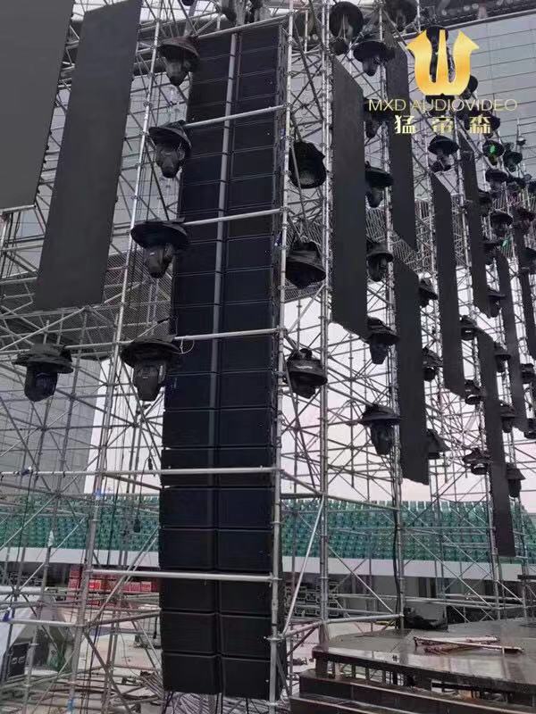 深圳双12寸专业线阵音箱大型会议工程剧院体育场 舞台演出音响