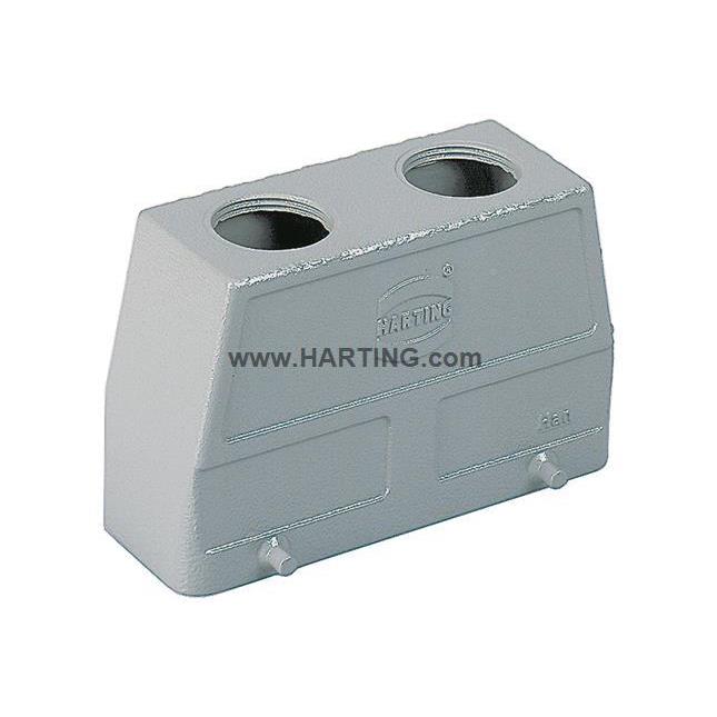 HARTING浩亭哈6丁HAN16MDB高结构出双锁扣顶线2XPG21093001B6042