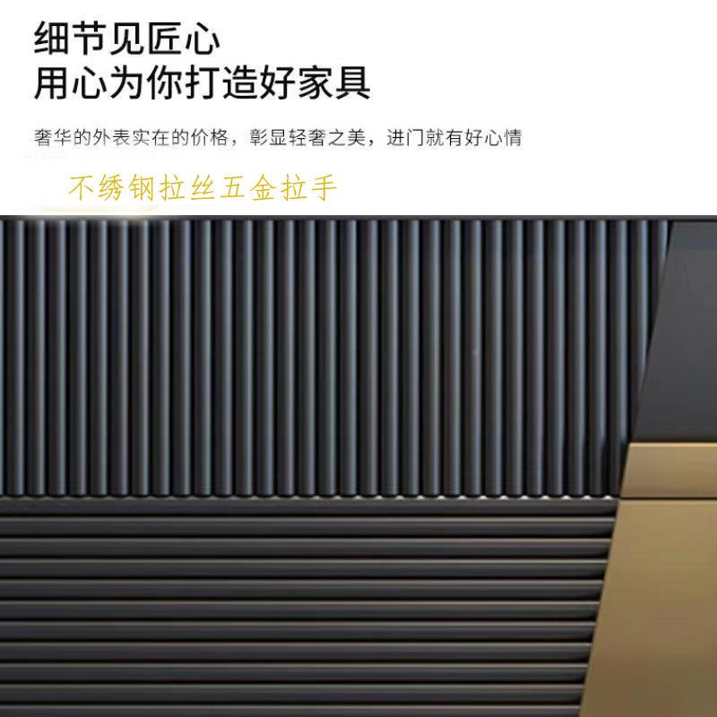 轻奢斗玄柜入户关柜现代简约客厅储物装柜实木床尾收柜LLR门口饰