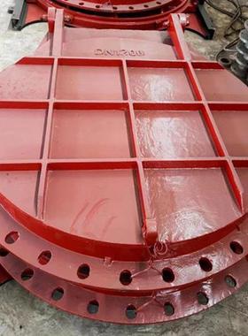 铸铁门铸铁闸门侧翻门对开式圆壁形拍门附拍式防倒拍灌铸铁ADQ拍