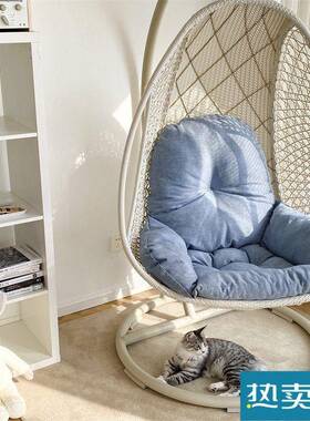 吊篮垫FEQ加沙厚加大秋千懒人坐发垫靠垫家用躺椅户垫外