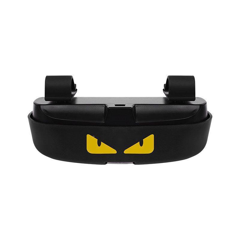 P8U车装载镜夹XQQ汽收车眼镜盒车内用票据夹眼太阳镜墨镜纳盒创意