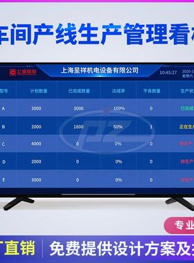车间生产管EDM理液晶数显示屏计进电程室内ELED子看板MS系统单色