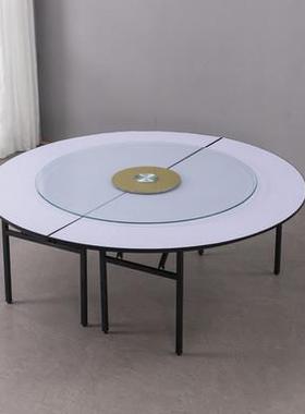 厅酒店桌2PCX米1餐人105人20人16人家用电动饭店商用餐3大圆桌面